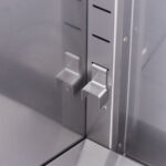 Stalgast Edelstahl Elektro-Griddleplatte als Tischgerät, 800x700 mm, gerillte Grillfläche, Serie 700 ND – Bild 3