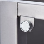Stalgast Edelstahl Elektro-Griddleplatte als Tischgerät, 800x700 mm, gerillte Grillfläche, Serie 700 ND – Bild 2