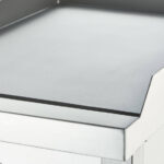 Stalgast Gas-Griddleplatte, glatt, verchromt als Tischgerät, Serie 700 ND, 800x700x250 mm (BxTxH) – Bild 3