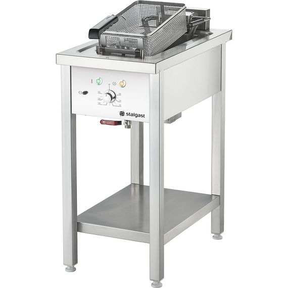 979250A44V01_Main_product_photo_pbotafetH2Yd.jpg Stalgast Edelstahl Elektro-Fritteuse als Standgerät, Unterbau offen – Bild 1