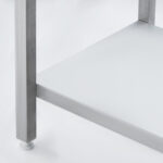 Stalgast Elektro-Griddleplatte als Standgerät - glatt, Unterbau offen, 800 x 700 x 850 mm (BxTxH) – Bild 2