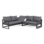 Barths Paros - Lounge-Set, Anthrazit – Bild 5