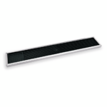 Was Germany Barmatte mit Edelstahlrahmen, 60 x 10 x 2 cm, Gummi, Chromstahl 18/0