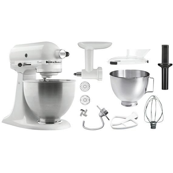 A150097.jpg Bartscher KitchenAid 5K45SSEWH, weiß, 4,28L – Bild 1