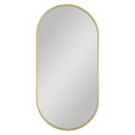 Aliseo JOY Badezimmerspiegel - 400 x 800 mm, gold gebürstet