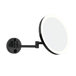 Aliseo LED MY Kosmetikspiegel mit Doppel-Schwenkarm schwarz matt