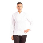 Chef Works Calgary Langarm Cool Vent Unisex Chefs Jacke Weiß S – Bild 5