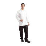 Chef Works Calgary Langarm Cool Vent Unisex Chefs Jacke Weiß S – Bild 4