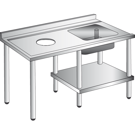 CodPDX.png Prismafood Zulauftisch (BxTxH): 120 x 77 x 85 cm – Bild 1