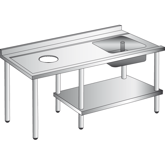 CodQDX.png Prismafood Zulauftisch (BxTxH): 180 x 77 x 85 cm – Bild 1