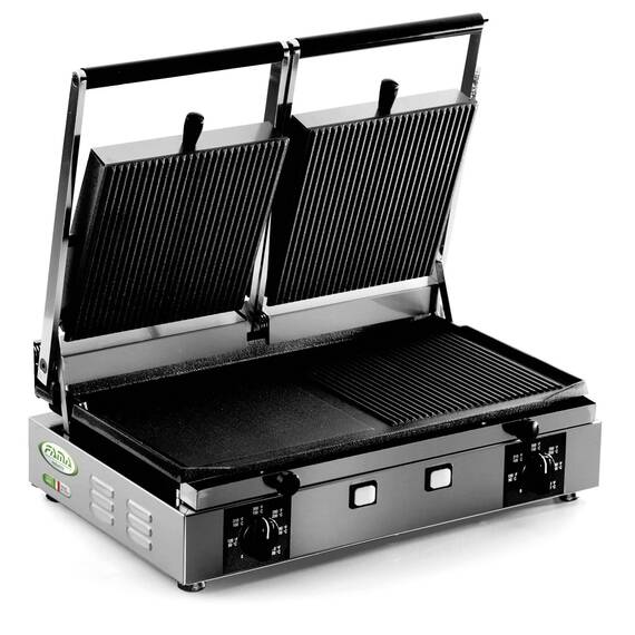 Cottura_piastre-grill_PDR_3000S-2000x2000-1.jpg Fama Industrie Kontaktgrill PDR3000S - Grillfläche gerillt – Bild 1