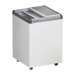 Liebherr EFE 1500 Eiscreme-Gefriertruhe mit Aluminium-Schiebedeckel und Lenkrollen