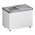 Liebherr EFE 2200 Eiscreme-Gefriertruhe mit Aluminium-Schiebedeckel und Lenkrollen