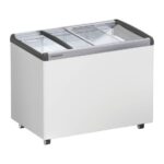 Liebherr EFE 3052 Eiscreme-Gefriertruhe mit Glasschiebedeckel und Lenkrollen