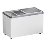 Liebherr EFE 3800 Eiscreme-Gefriertruhe mit Aluminium-Schiebedeckel und Lenkrollen