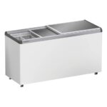 Liebherr EFE 5100 Eiscreme-Gefriertruhe mit Aluminium-Schiebedeckel und Lenkrollen