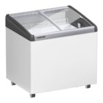 Liebherr EFI 2153 Eiscreme-Gefriertruhe mit Glasschiebedeckel und Lenkrollen