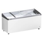 Liebherr EFI 4853 Eiscreme-Gefriertruhe mit Glasschiebedeckel und Lenkrollen