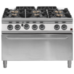Prismafood Gasherd 6 Brenner mit Maxiogasofen