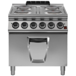 Prismafood Elektroherd 4 runde Platten mit Backofen