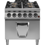 Prismafood Gasherd 4 Brenner mit Elektrobackofen