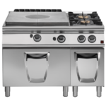 Prismafood Gasglühplattenherd mit Gasbackofen & Gasherd mit 2 Flammen