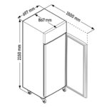 Liebherr FFPSvg 6501 Performance Gefrierschrank GN 2/1 mit Umluftkühlung & Rollen – Bild 4