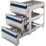 Prismafood Schubladenblock 3x 1/3 (BxTxH): 43 x 62,5 x 68,5 cm