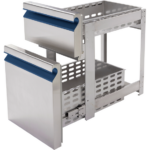 Prismafood Schubladenblock 1x 1/3 + 1x 2/3 (BxTxH): 43 x 62,5 x 68,5 cm
