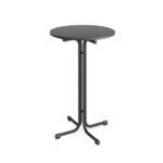 Feros Berlin – Klapp Stehtisch Ø 80 cm, Anthrazit