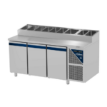 Prismafood Kühltisch 3 Türen ohne Edelstahlabdeckung Kapazität: 606 lt Temperatur: 0°C/+10°C