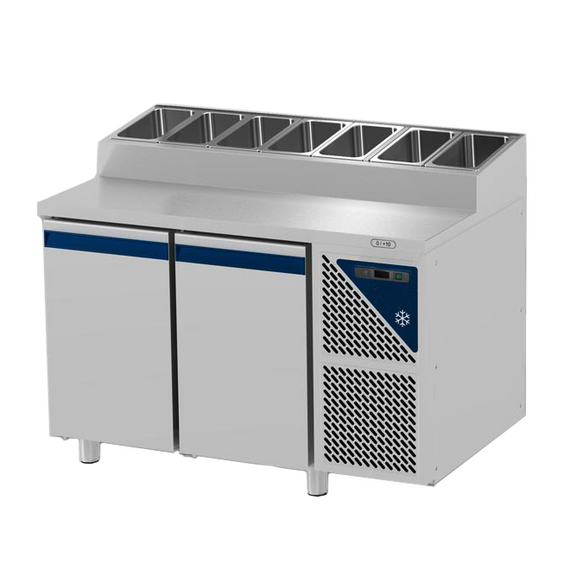 PCS_702_ngdg-j6.png Prismafood Kühltisch 2 Türen ohne Edelstahlabdeckung Kapazität: 396 lt Temperatur: 0°C/+10°C – Bild 1