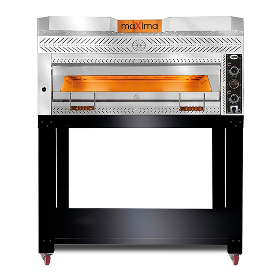 PEF_10570_S_E.jpg GMG Maxima PEF 10570 S-E Pizzaofen 6 x 35 cm Ø – Bild 1