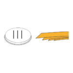 Prismafood Matrize Pappardelle Ø 5 cm