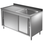 Prismafood Spülschrank 1,2m - 1 Becken rechts L50xB50xT30cm STD