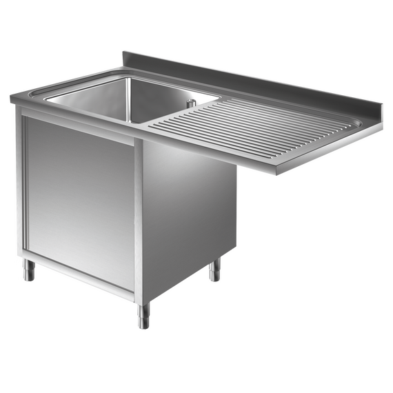 SLA1VLD_n9ee-0n.png Prismafood Spülmaschinen Spülschrank 1,4m - 1 Becken links L60xB50xT30cm STD – Bild 1