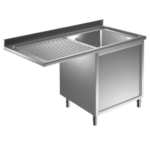 Prismafood Spülmaschinen Spülschrank 1,4m-1 Becken rechts L50xB40xT25cm STD