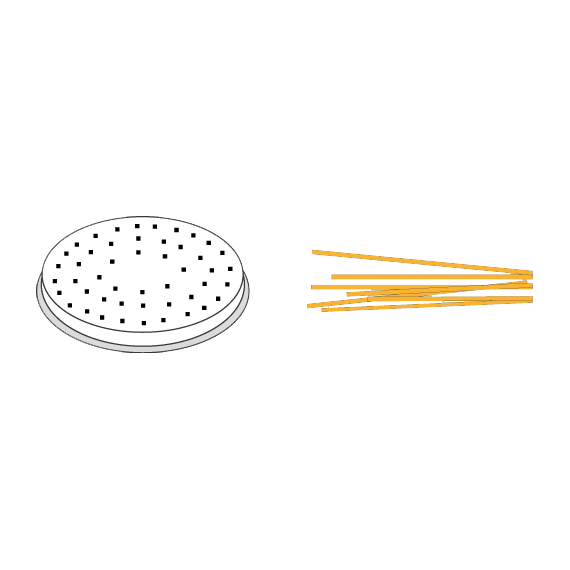 Spaghetti-chitara_aa75-dk.png Prismafood Matrize Spaghetti alla Chitara Ø 7,8 cm – Bild 1