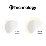 Aliseo LED Moon Dance Kosmetikspiegel mit Schwenkarm – Bild 3