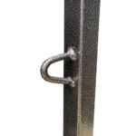 Feros Trolley Crossback/Napoleon/Tiffany - für max. 27 Hochzeitsstühle, Hammerite Silber – Bild 2