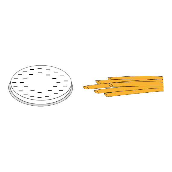 Tagliolini.png Prismafood Matrize Tagliolini Ø 5 cm – Bild 1