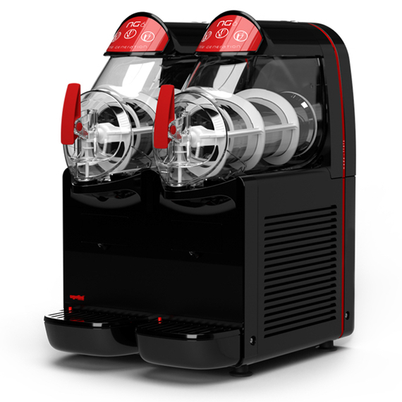 Ugolini-NG-6-2-Easy-black.jpg Ugolini Granitor® NG Easy 6/2 Slush-Eismaschine Black Edition – Bild 1