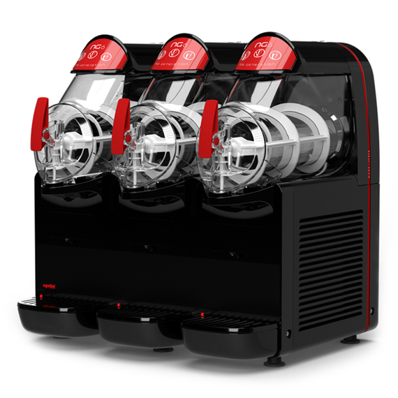 Ugolini-NG-6-3-Easy-black.jpg Ugolini Granitor® NG Easy 6/3 Slush-Eismaschine Black Edition – Bild 1