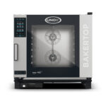 UNOX BAKERTOP MIND.Maps PLUS XEBC-06EU-GPLM Professioneller Countertop-Ladenbackofen 6 Einschübe 600x400 Gas Türöffnung links