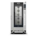 UNOX BAKERTOP MIND.Maps BIG PLUS XEBL-16EU-GPLS Professioneller Trolley-Ladenbackofen 16 Einschübe 600x400 Gas Türöffnung links