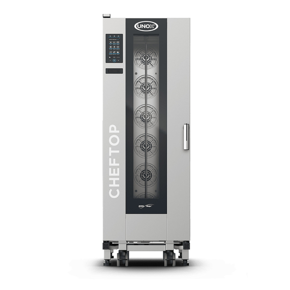 XECL-2013-YPRS.jpg UNOX CHEFTOP MIND.Maps BIG COMPACT PLUS XECL-2013-YPRS Professioneller Trolley-Ofen 20 Einschübe GN 1/1 Elektrisch Türöffnung rechts – Bild 1