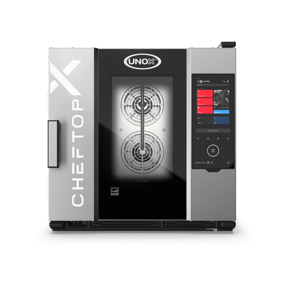XEDA-0611-EXLS-ET.jpg UNOX CHEFTOP-X XEDA-0611-EXLS-ET Professioneller Countertop-Ofen 6 Einschübe GN 1/1 Elektrisch Türöffnung links – Bild 1