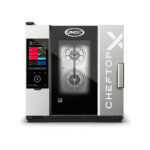 UNOX CHEFTOP-X XEDA-0611-EXRS Professioneller Countertop-Ofen 6 Einschübe GN 1/1 Elektrisch Türöffnung rechts