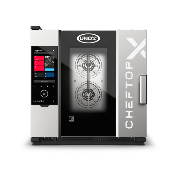 XEDA-0611-EXRS-LP.jpg UNOX CHEFTOP-X XEDA-0611-EXRS-LP Professioneller Countertop-Ofen 6 Einschübe GN 1/1 Elektrisch Türöffnung rechts – Bild 1