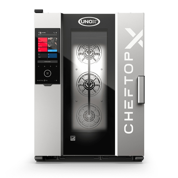 XEDA-1011-EXRS-ET.jpg UNOX CHEFTOP-X XEDA-1011-EXRS-ET Professioneller Countertop-Ofen 10 Einschübe GN 1/1 Elektrisch Türöffnung rechts – Bild 1